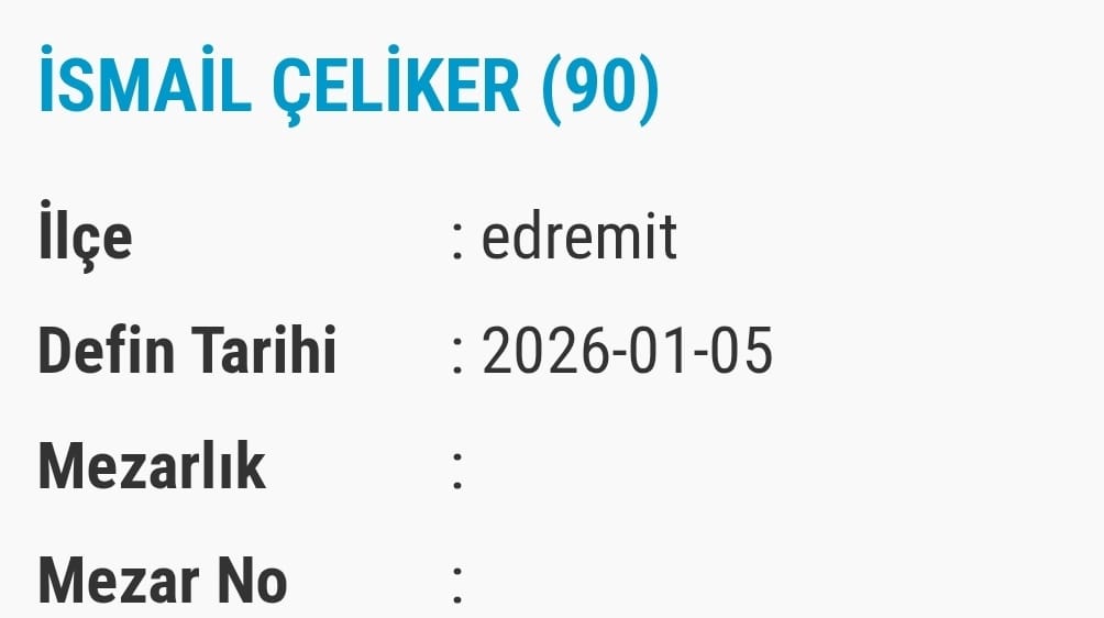 Van Bugün Vefat Edenler Taziye Isim Listesi (6)
