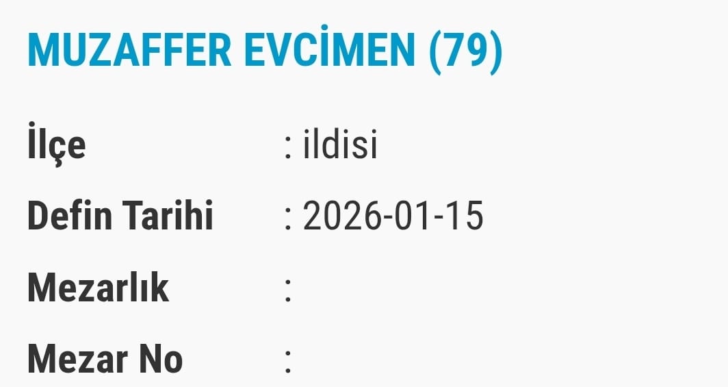 Van Bugün Vefat Edenlerin Isim Listesi Kim (5)