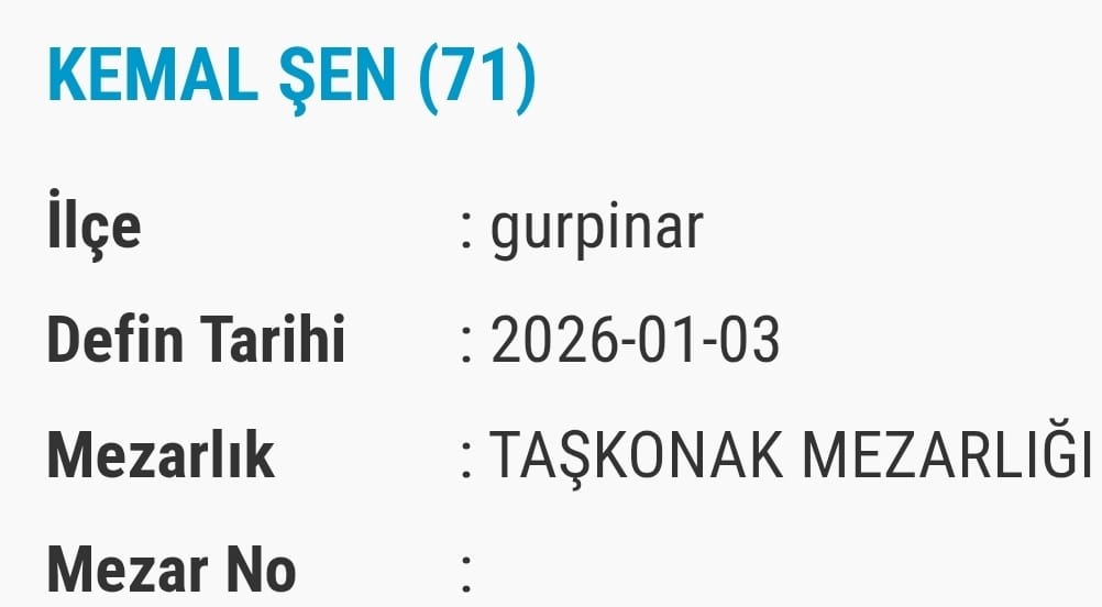 Van Vefat Bugün Taziye Edenler Isimleri Listesi (5)