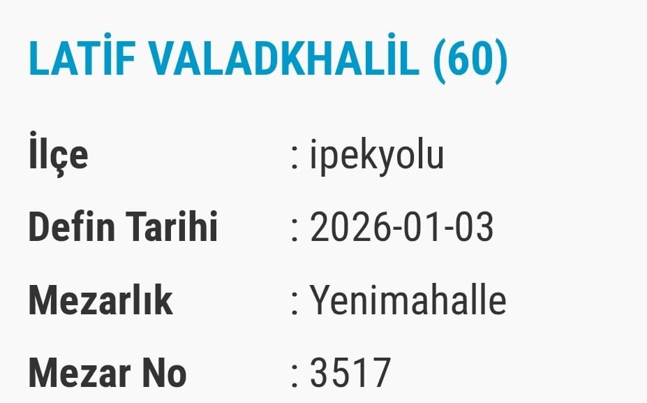 Van Vefat Bugün Taziye Edenler Isimleri Listesi (7)