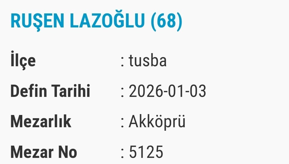 Van Vefat Bugün Taziye Edenler Isimleri Listesi (9)
