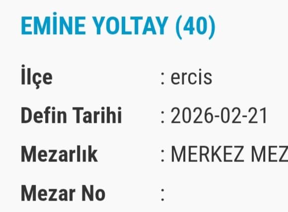 Van Bugün Vefat Edenler Taziye Yerleri (3)-1