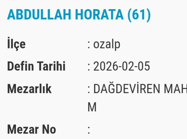 Van Bugün Vefat Taziye Edenlerin Isim Listesi Kim (5)