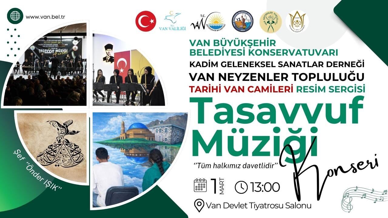 Van Büyükşehir Belediyesi Ücretsiz Ilahi Tasavvuf Konseri 11