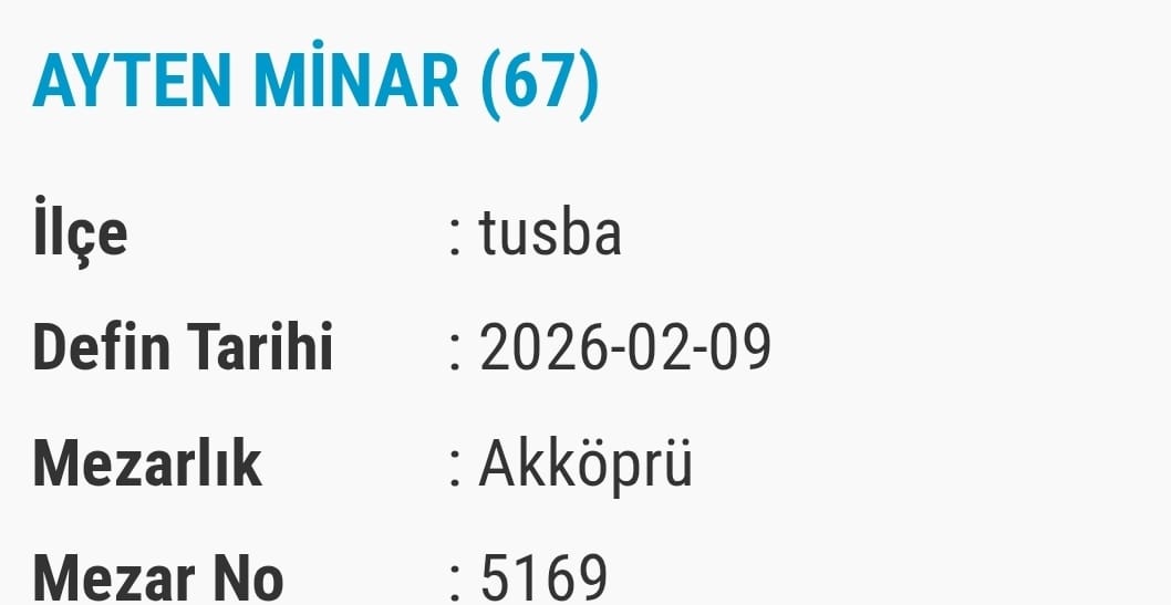 Van Vefat Ve Taziye Bugün Isim Listesi (4)
