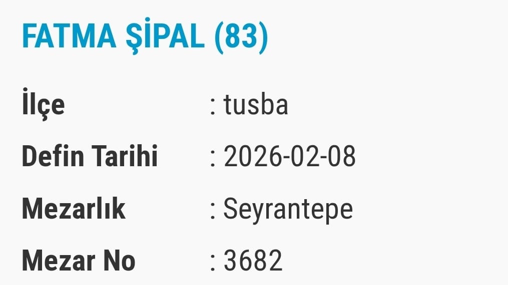 Van Vefat Ve Taziye Bugün Isim Listesi (6)