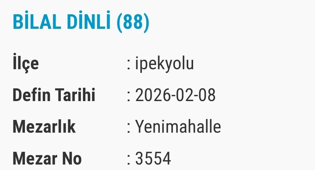 Van Vefat Ve Taziye Bugün Isim Listesi (8)