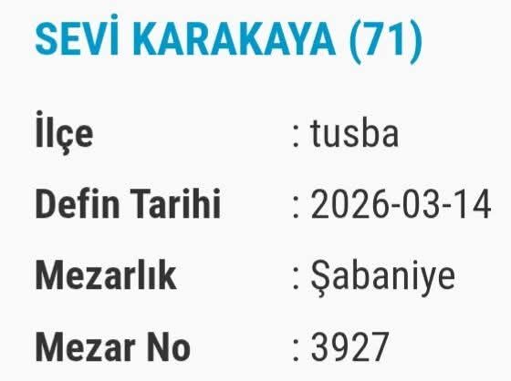 Van Bugün Vefat Edenler Isim Listesi Taziye Bilgileri (7)
