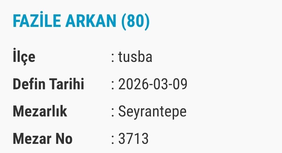 Van Bugün Vefat Edenler Ve Taziye Isim Listesi (12)