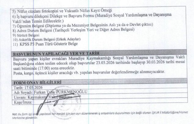 Van Ilçe Sydv Işçi Persnoel Alimi 10