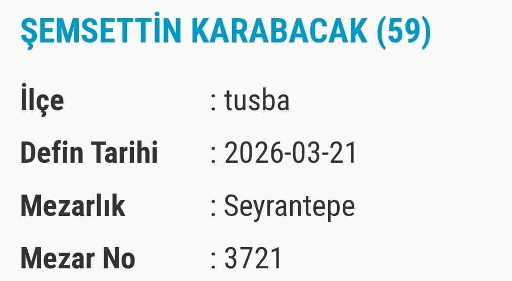 Van Vefat Taziye Bugün Vefat Edenler Isim Listesi (4)