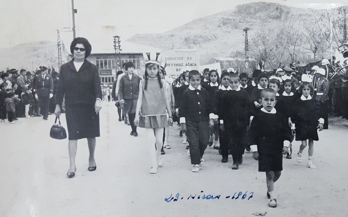 Van Eski Siyah Beyaz 23 Nisan Bayram Kutlmaması Fotoğrafları (10)