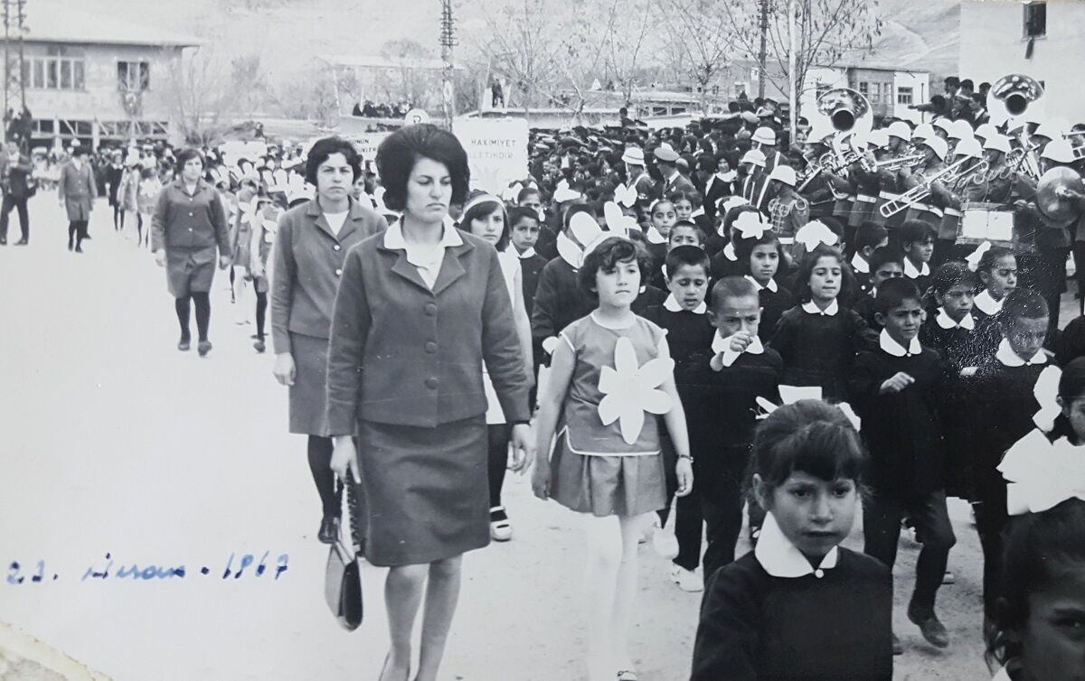 Van Eski Siyah Beyaz 23 Nisan Bayram Kutlmaması Fotoğrafları (12)