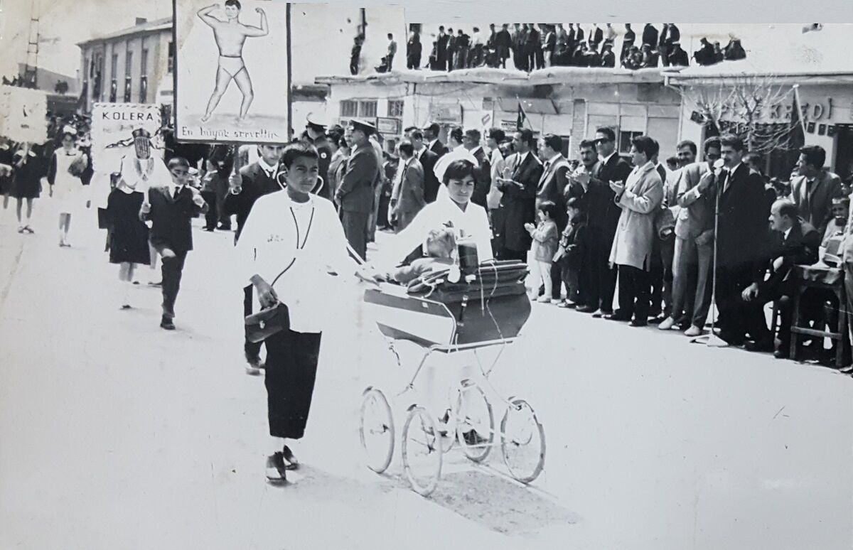 Van Eski Siyah Beyaz 23 Nisan Bayram Kutlmaması Fotoğrafları (7)