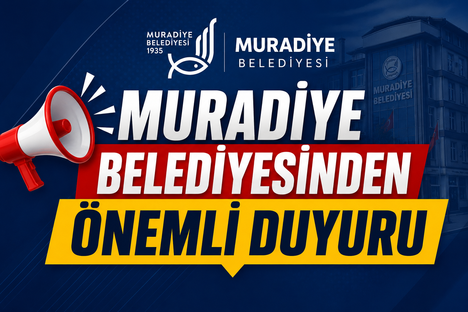 Muradiye Belediyesinden Önemli Uyarı