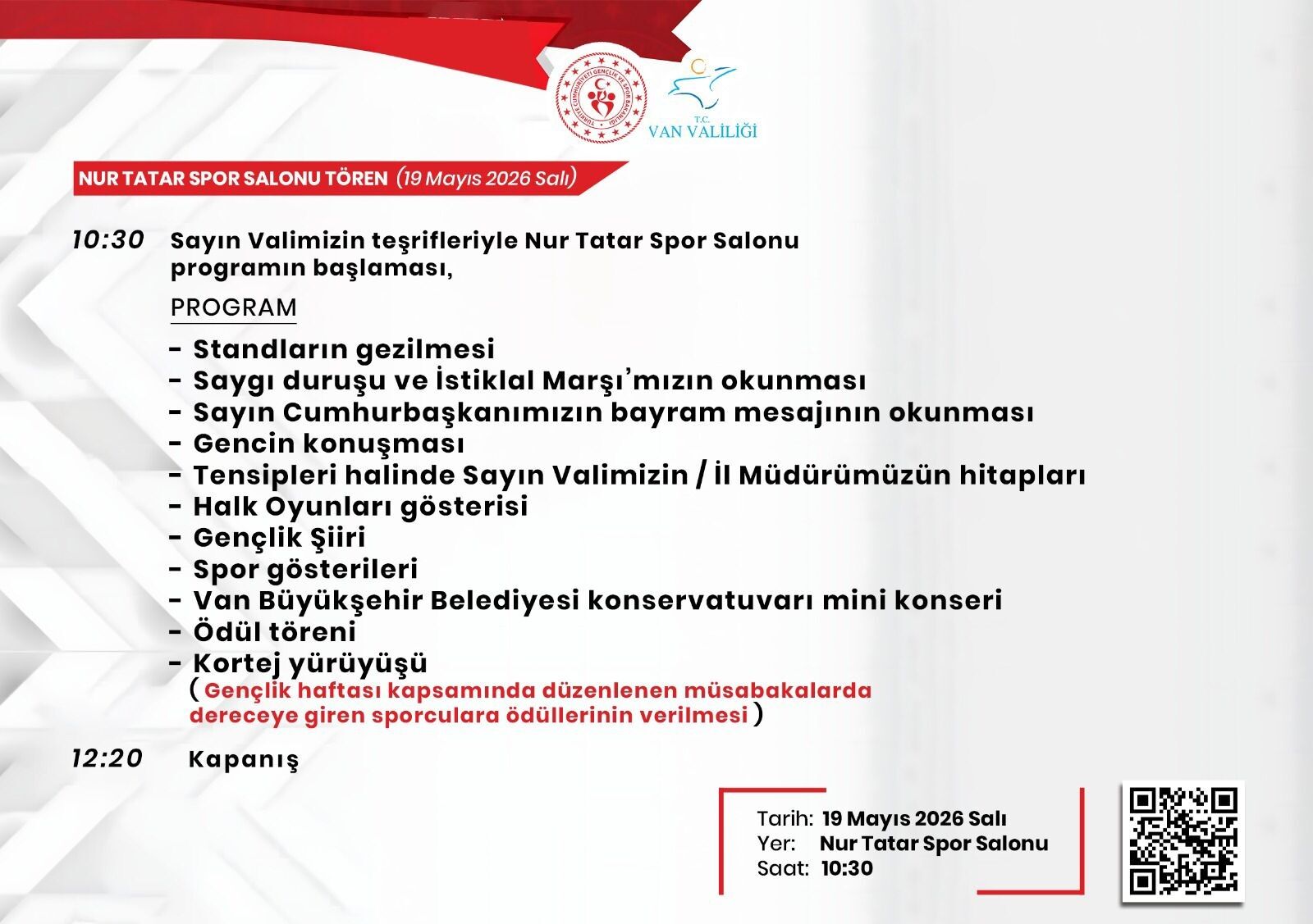 Van 19 Mayıs Gençlik Bayramı Programı 33