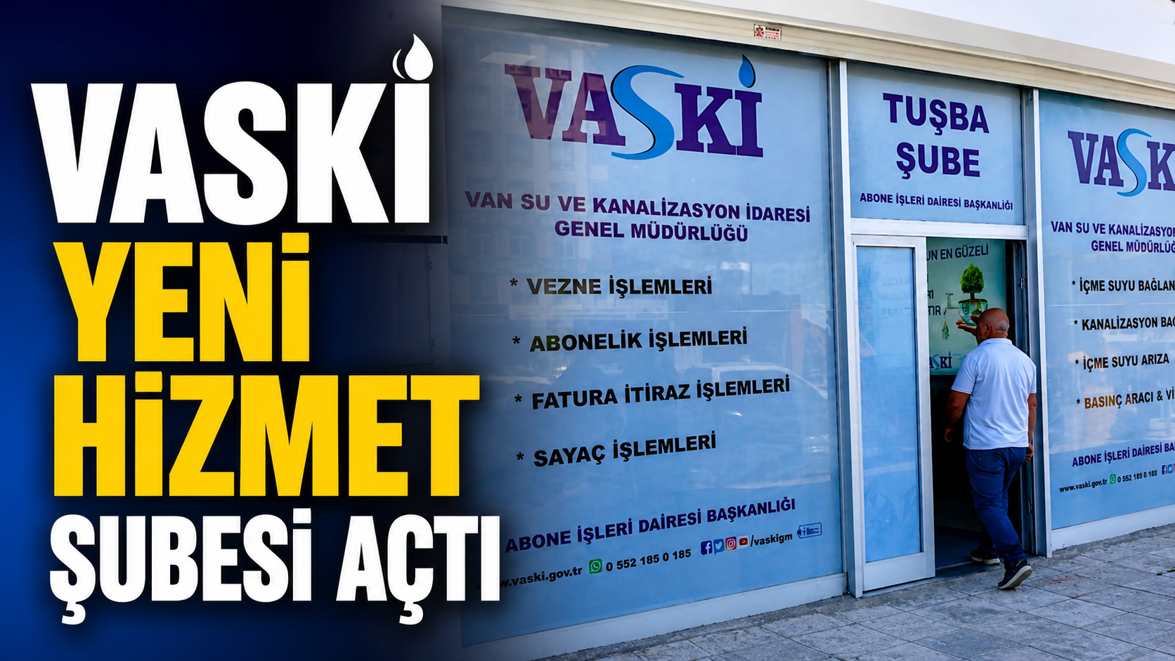 VASKİ’den Vatandaşlara Büyük Kolaylık