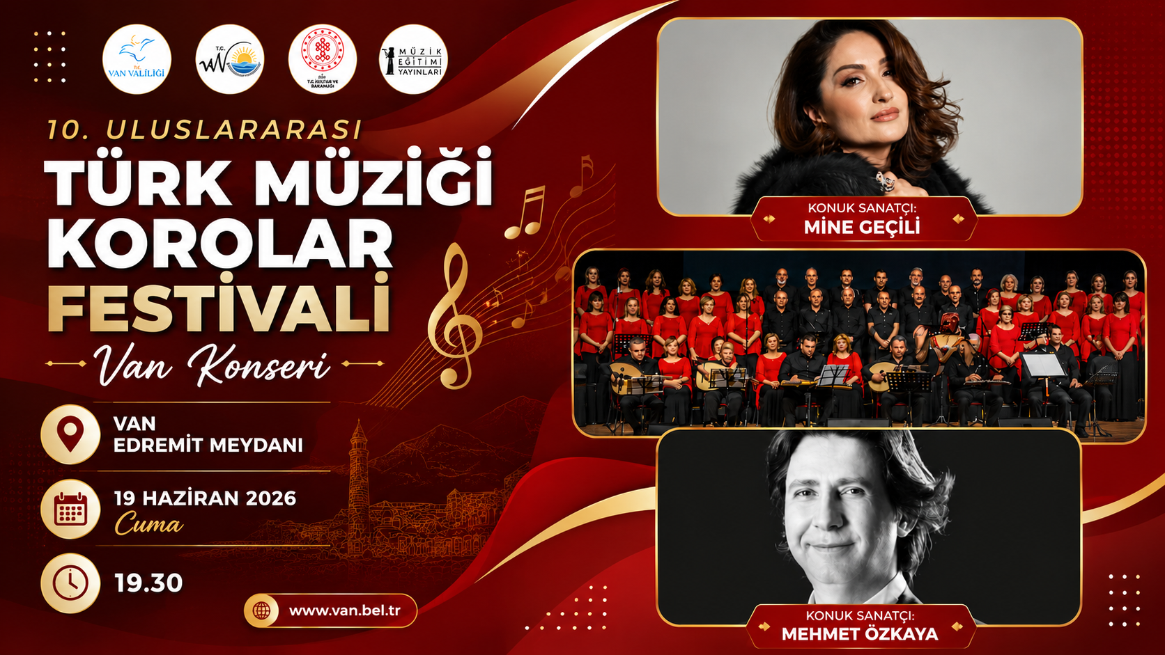 Uluslararası Türk Müziği Korolar Festivali Van’da Başlıyor