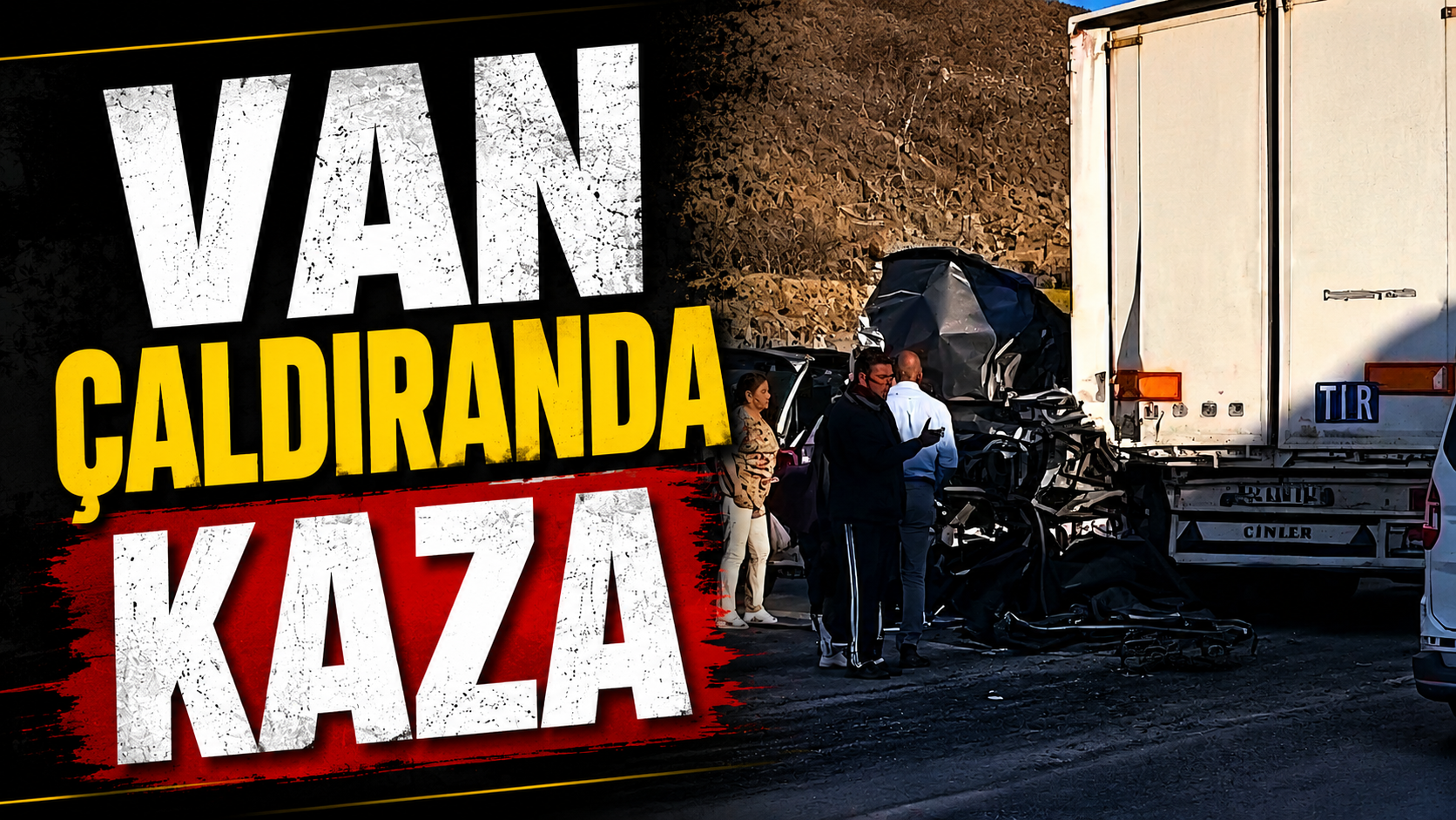 Çaldıran Yolunda Bir Trafik Kazası Daha