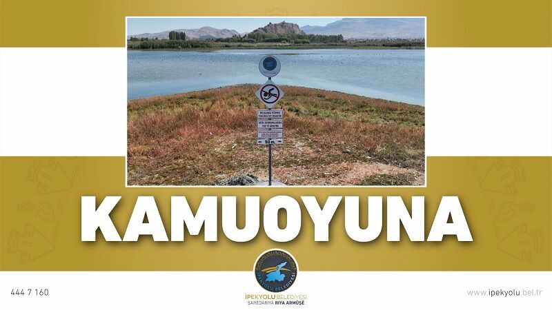 Van Gölü Önenli Uyarı
