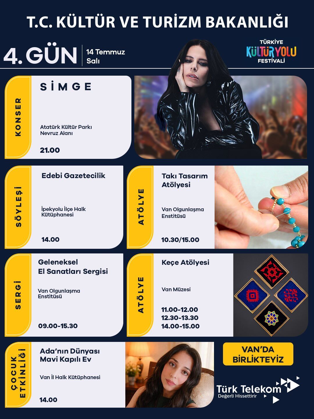 Van Türkiye Kültür Yolu Festivali 2026 Programı Sanatçıları (9)