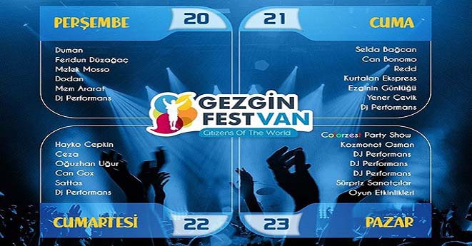 Gezginfest Van Programı