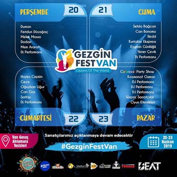 Gezginfest Van Program Saatleri
